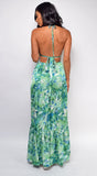 Peyton Green Floral Maxi Dress