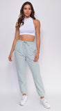 Take It Easy Sage Green Joggers