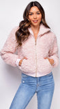 Shiloh Pink Teddy Jacket