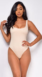 Emilijah Beige Cream Bodysuit