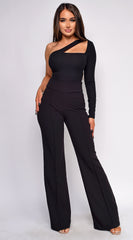 Ellery Black High Waist Flare Pants