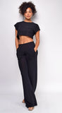 Aila Black Lounge Set