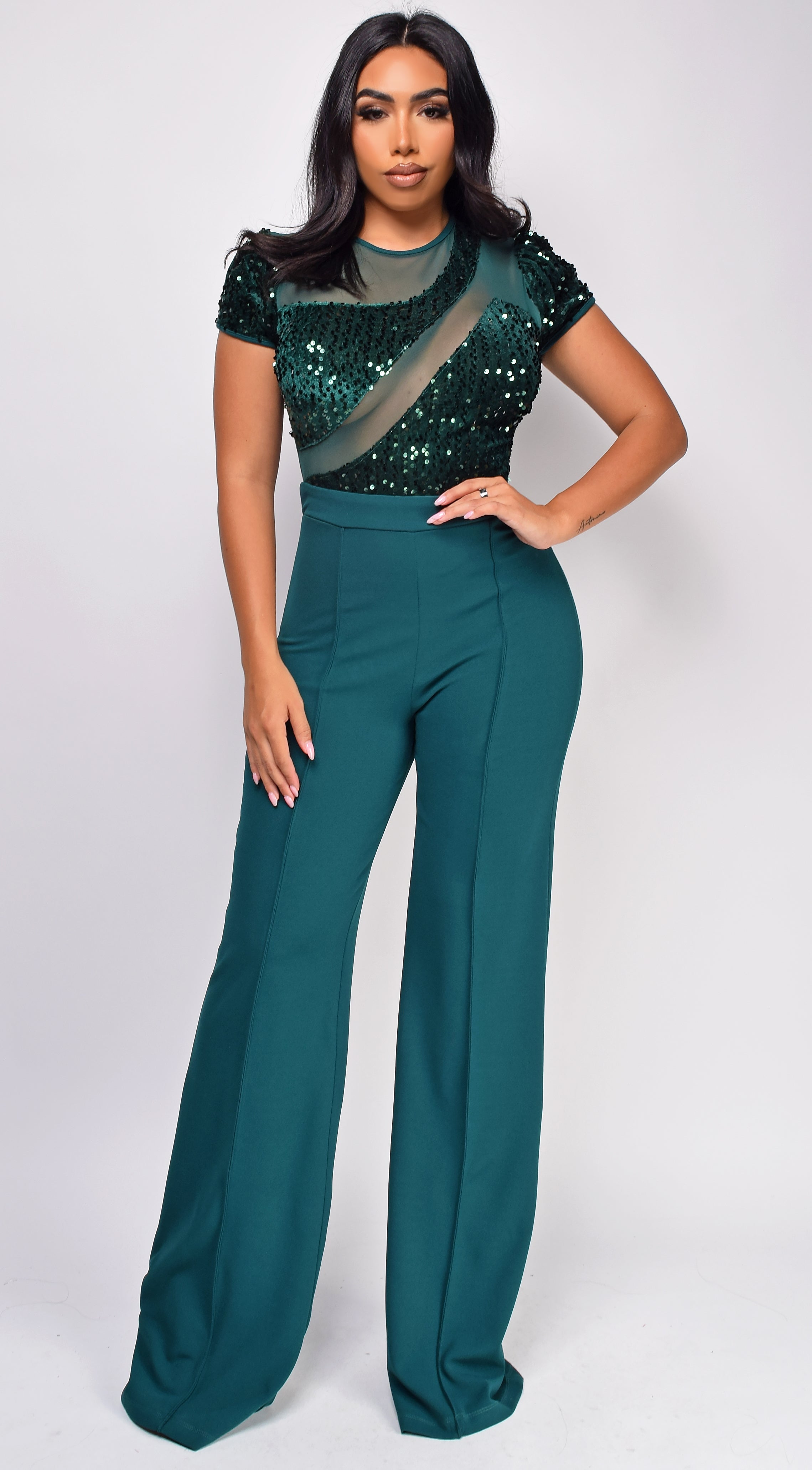 Modest Hunter Green Lace Appliqued Long Sleeve Jumpsuit Formal For Mother  Of The Bride/Prom Long Sleeves, Perfect For Evening Events PRO232 From  Promotionspace, $132.41 | DHgate.Com