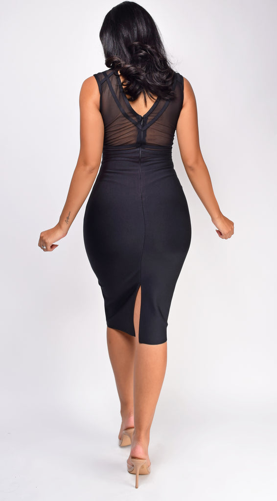 Jennie Mesh Bandage Dress main image 0