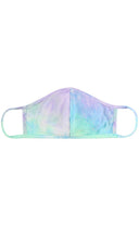 Tie Dye Aqua Blue Lilac Reusable Face Mask