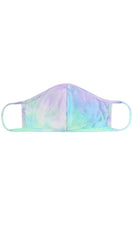 Tie Dye Aqua Blue Lilac Reusable Face Mask