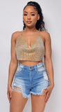 Lumina Gold Chain Top