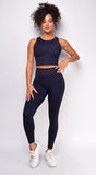 Davitah Black Activewear Set