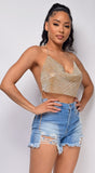 Lumina Gold Chain Top