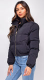 Lennox Black Puffer Jacket