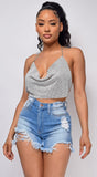 Lumina Silver Chain Top