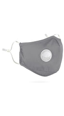 Respiratory Valve Activated Carbon Gray Face Polyester Mask