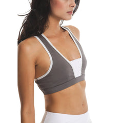 Charcoal Track & Field Bra - Emprada