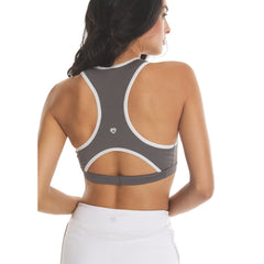 Charcoal Track & Field Bra - Emprada